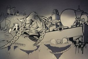 Cara Melukis Mural
